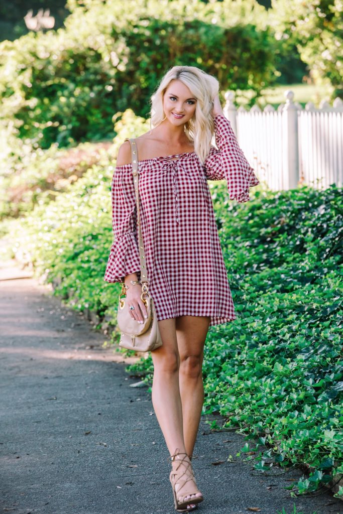 Capulet Red Gingham Dress